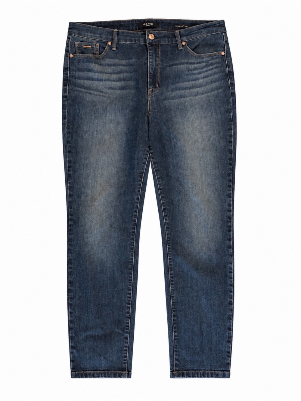 Nine West Women's Skinny Jeans - Dark Blue Wash